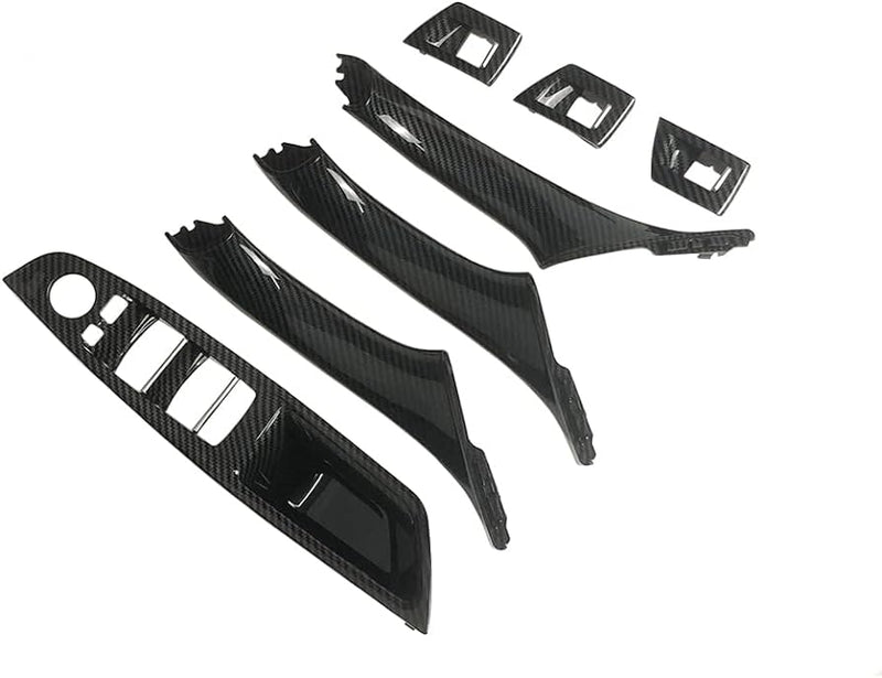 Kit Puxadores de Porta BMW F10/F11/F18 - Carbono (C/ Esp. Rebatível)