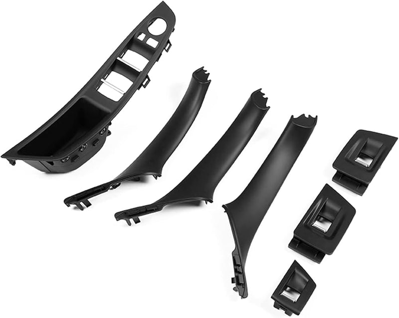 Kit Puxadores de Porta BMW F10/F11/F18 - Preto (C/ Esp. Rebatível)