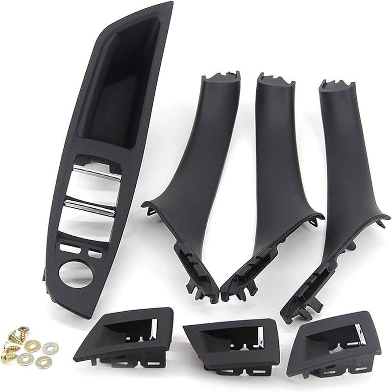 Kit Puxadores de Porta BMW F10/F11/F18 - Preto (C/ Esp. Rebatível)