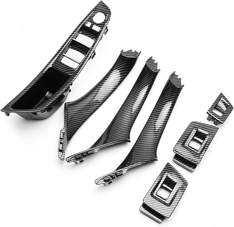 Kit Puxadores de Porta BMW F10/F11/F18 - Carbono (C/ Esp. Rebatível)